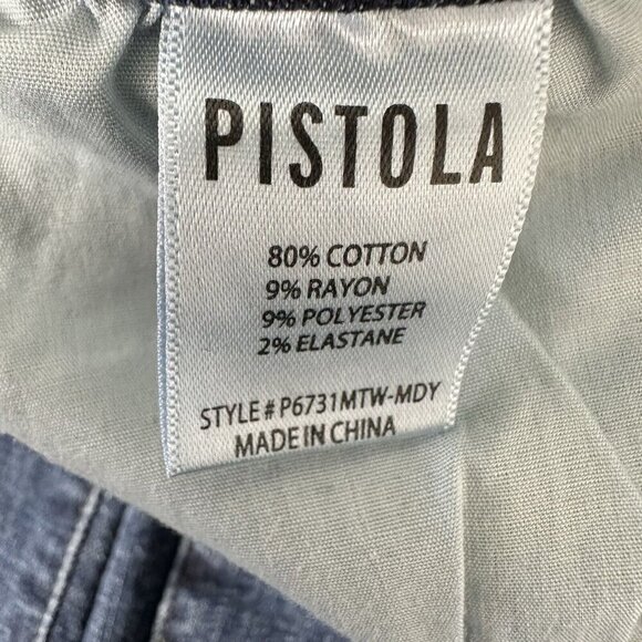 Pistola Ankle Skinny Blue Jeans Size 29 Revolve Preppy Boho Cowgirl - Picture 5 of 9